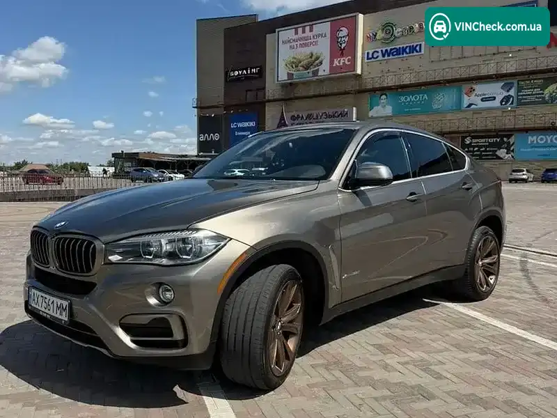 BMW X6 2016, фото з оголошення 1 з 7, VIN 5UXKU2C36H0U29054