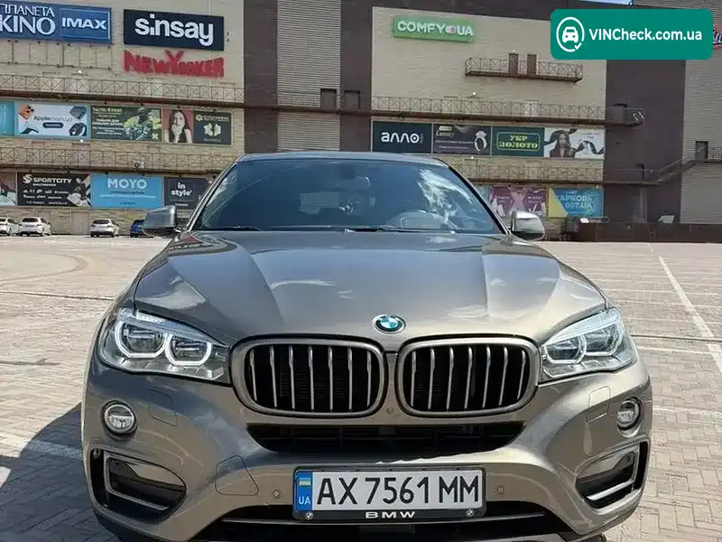 BMW X6 2016, фото з оголошення 2 з 7, VIN 5UXKU2C36H0U29054