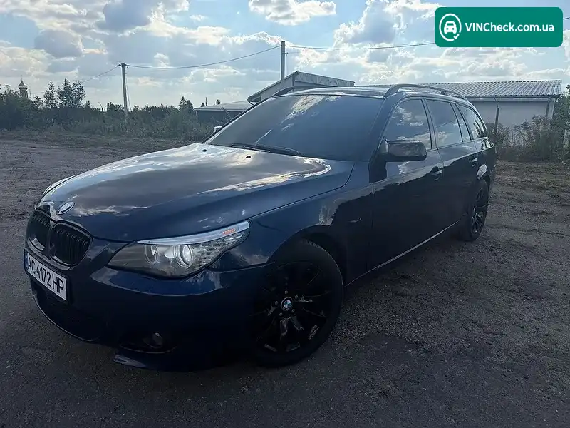 BMW 5 Series 2009, фото з оголошення 1 з 20, VIN WBAPX31080C085398
