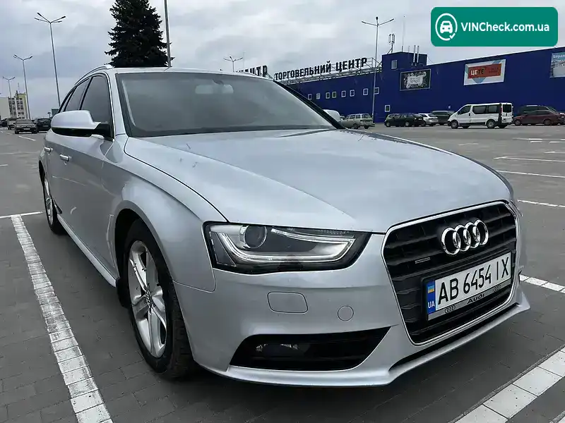 Audi A4 2013, фото з оголошення 2 з 15, VIN WAUZZZ8K4EA006647