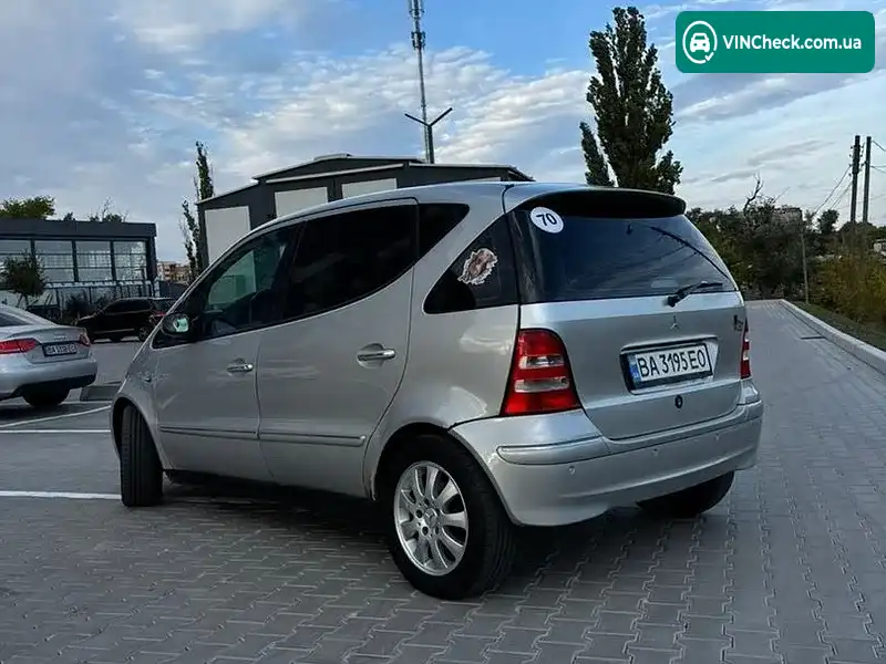 Mercedes-Benz A-Class 2001, фото з оголошення 2 з 11, VIN WDB1681331J662615