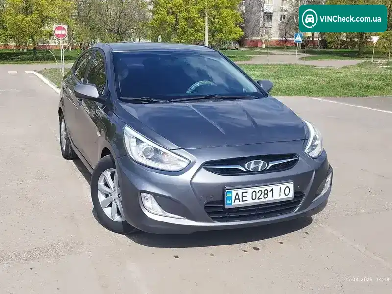 Hyundai Accent 2013, фото з оголошення 1 з 10, VIN Z94CU41CBDR252276