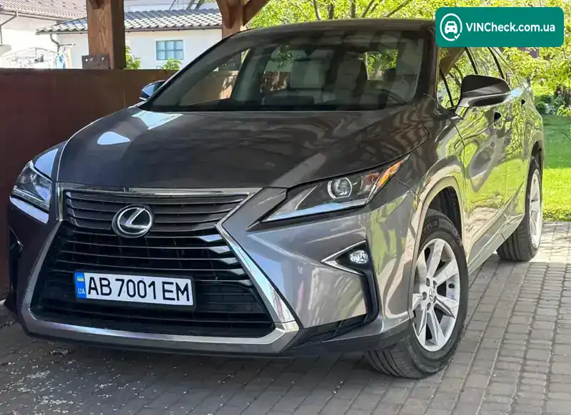 Lexus RX 2016, фото з оголошення 1 з 12, VIN 2T2ZZMCA9GC032997