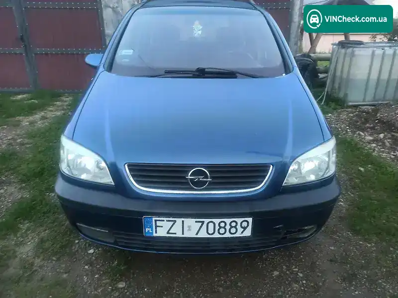 Opel Zafira 2001, фото з оголошення 2 з 17, VIN W0L0TGF7522014437