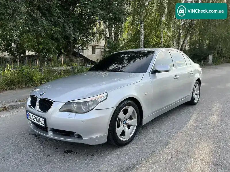 BMW 5 Series 2005, фото з оголошення 2 з 20, VIN WBANC91070B760475