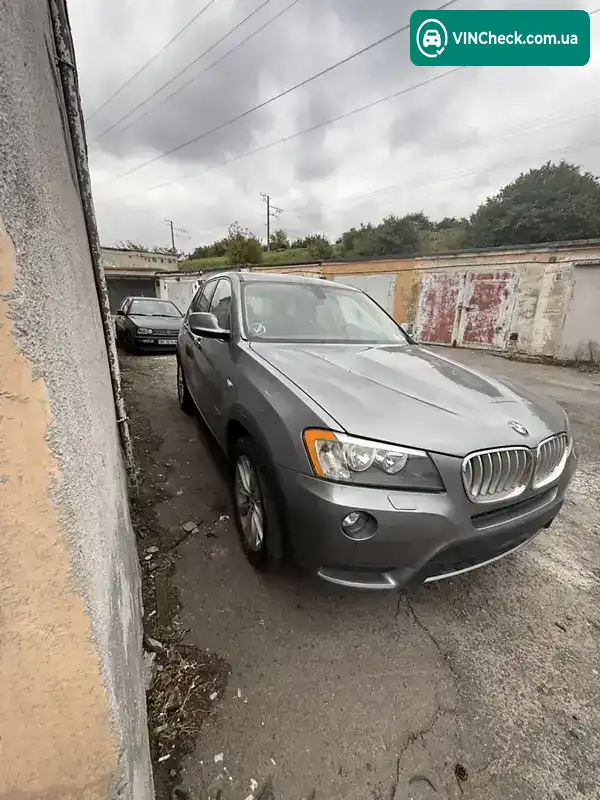 BMW X3 2013, фото з оголошення 2 з 14, VIN 5UXWX9C58E0D11816