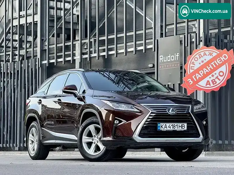 Lexus RX 2018, фото з оголошення 1 з 20, VIN JTJBAMCA202055813