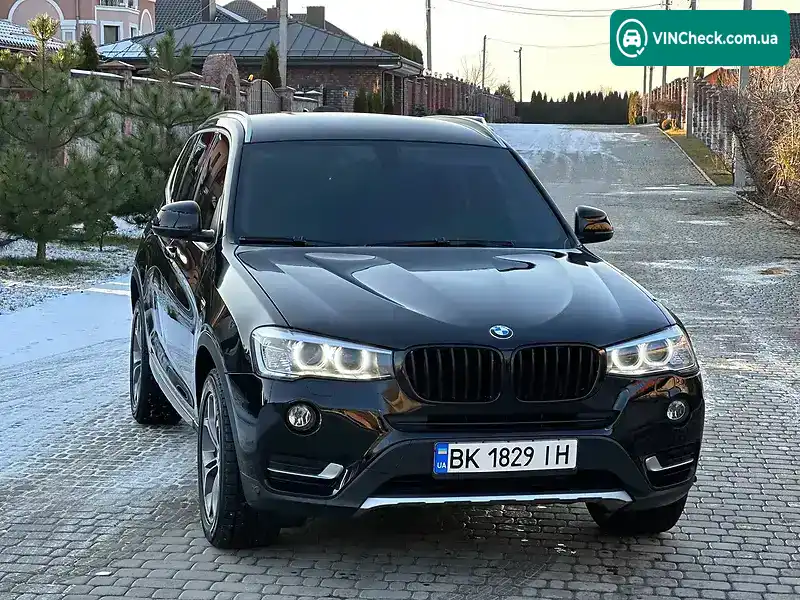 BMW X3 2016, фото з оголошення 2 з 9, VIN WBAWZ510X00U72893