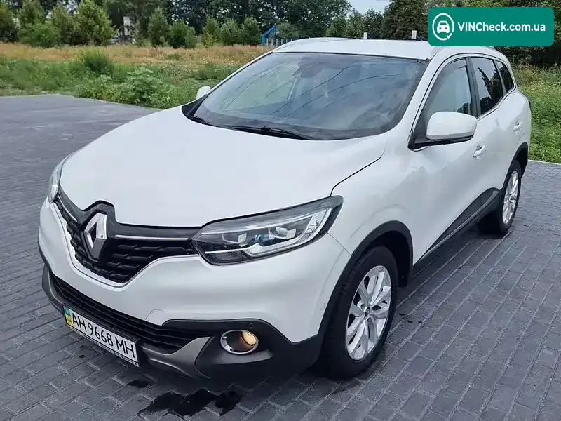 Renault Kadjar 2016, фото з оголошення 1 з 20, VIN VF1RFE00256040599