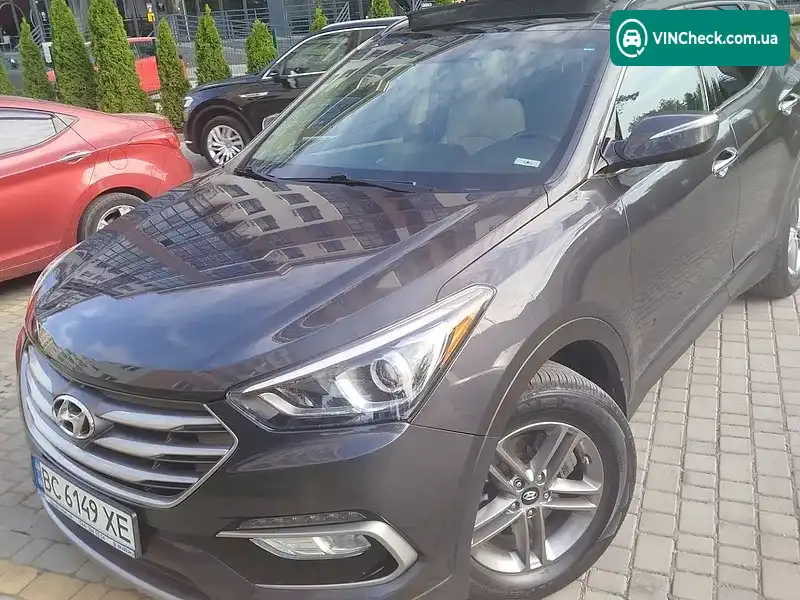 Hyundai Santa FE 2017, фото з оголошення 1 з 16, VIN 5XYZUDLB8JG504484