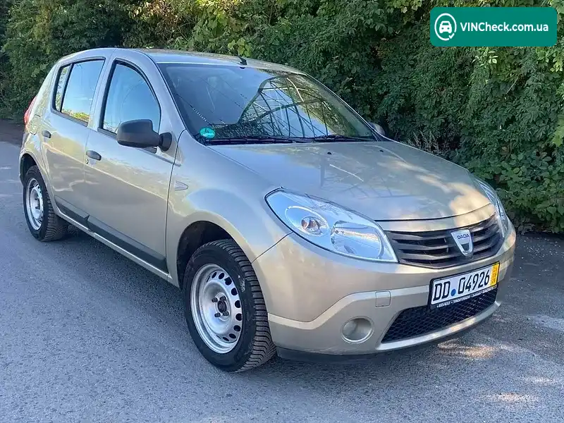 Dacia Sandero 2009, фото з оголошення 1 з 16, VIN UU1BSDBNH41620575