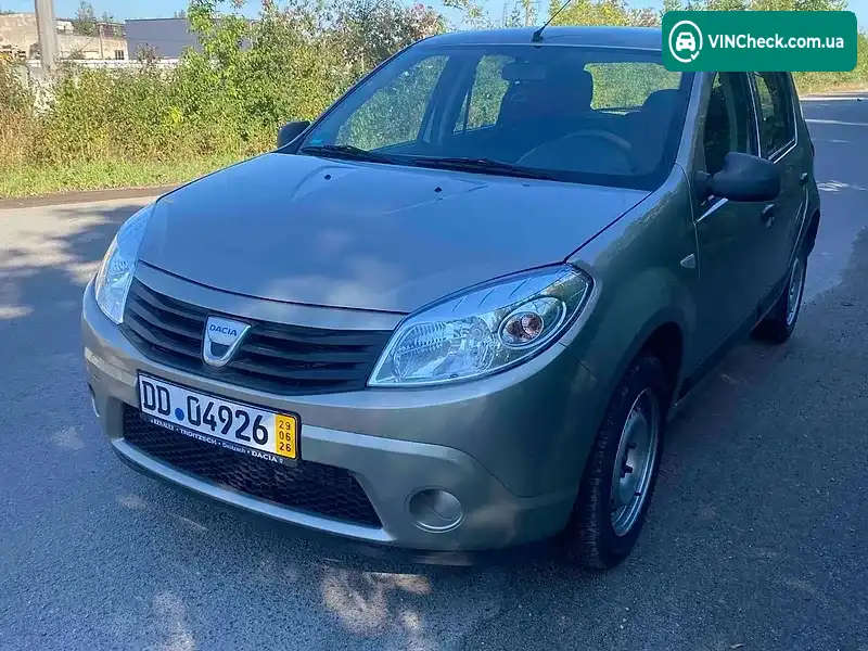 Dacia Sandero 2009, фото з оголошення 2 з 16, VIN UU1BSDBNH41620575