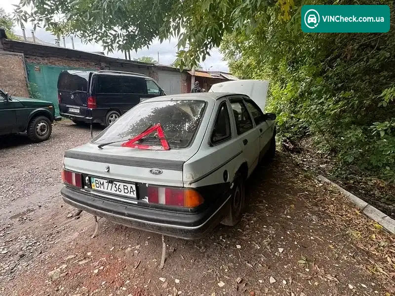 Ford Sierra 1987, фото з оголошення 2 з 2, VIN WF0FXXGBBFHD29071