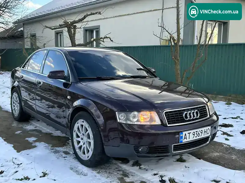 Audi A4 2002, фото з оголошення 2 з 21, VIN WAUZZZ8E93A189910