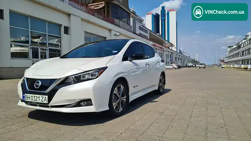Nissan Leaf 2018, фото з оголошення 1 з 2, VIN 1N4AZ1CP0JC305769