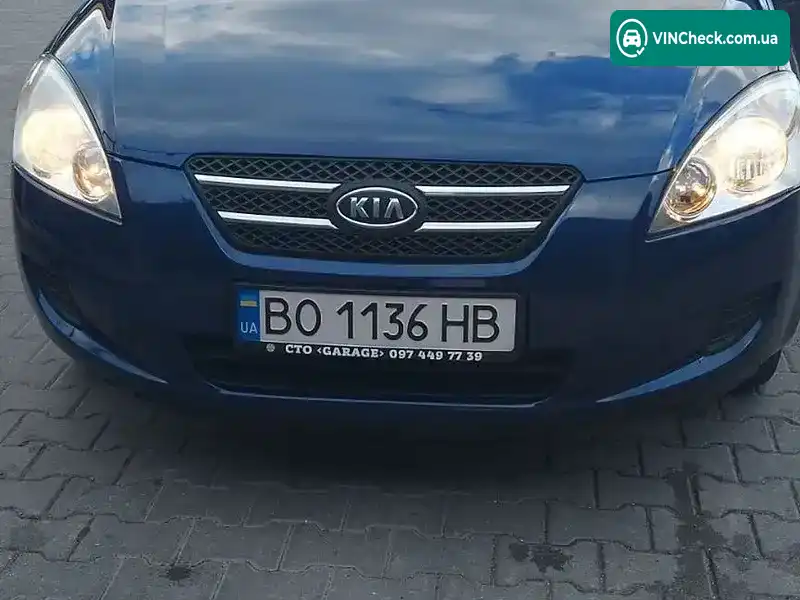 Kia Ceed 2007, фото з оголошення 2 з 15, VIN U5YFF24228L082539