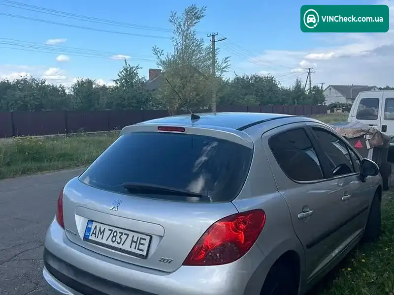 Peugeot 207 2007, фото з оголошення 2 з 7, VIN VF3WCKFVC33773623