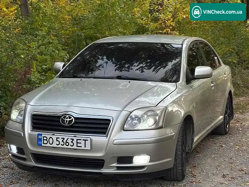 Toyota Avensis 2004, фото з оголошення 2 з 20, VIN SB1BR56L90E052912