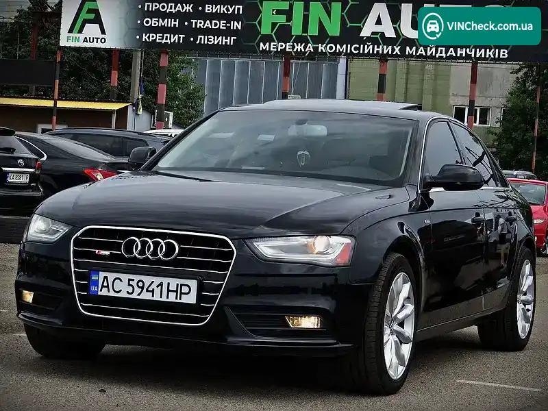 Audi A4 2013, фото з оголошення 1 з 18, VIN WAUAFAFL7DN043170