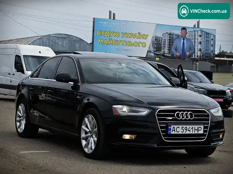 Audi A4 2013, фото з оголошення 2 з 18, VIN WAUAFAFL7DN043170
