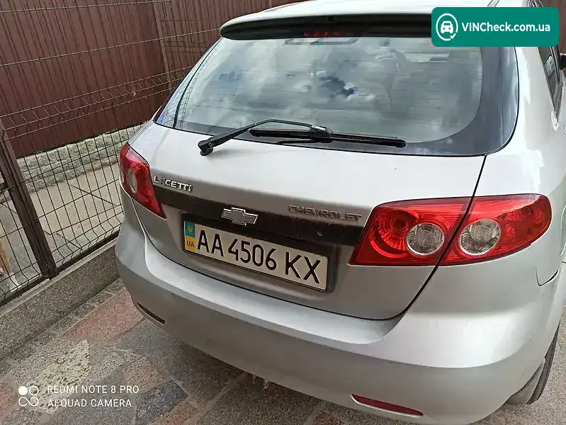 Chevrolet Lacetti 2007, фото з оголошення 2 з 8, VIN KL1NF486E8K744528