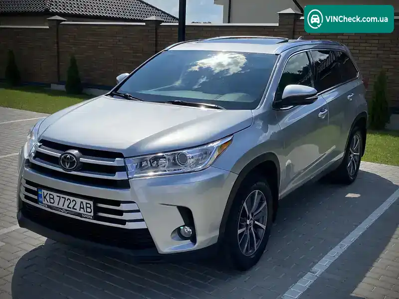 Toyota Highlander 2019, фото з оголошення 1 з 20, VIN 5TDJZRFH8KS576897
