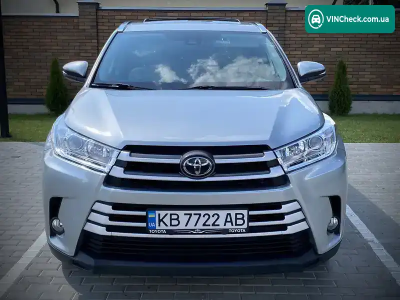 Toyota Highlander 2019, фото з оголошення 2 з 20, VIN 5TDJZRFH8KS576897
