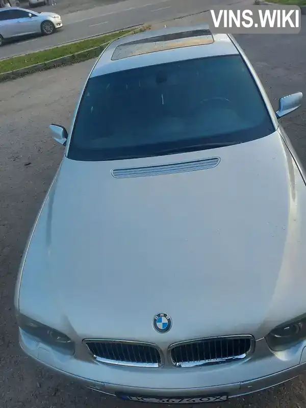 BMW 7 Series 2001, фото з оголошення 2 з 13, VIN WBAGL61040DM53356