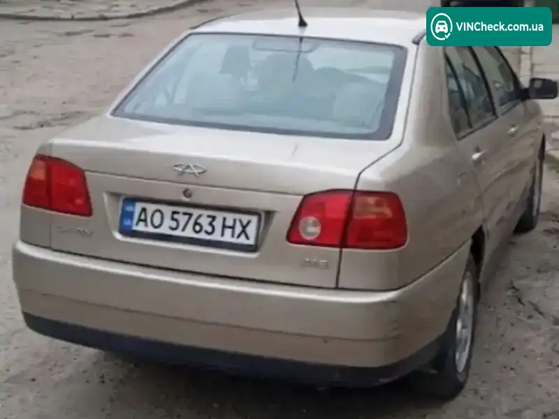 Chery Amulet 2007, фото з оголошення 2 з 6, VIN LVVDA11B57D150134