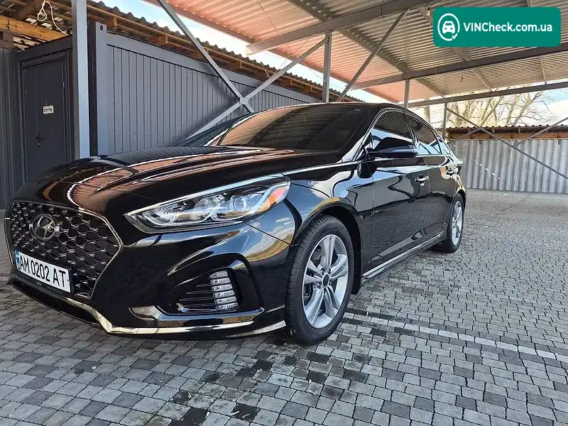 Hyundai Sonata 2018, фото з оголошення 2 з 14, VIN 5NPE34AF7JH697002