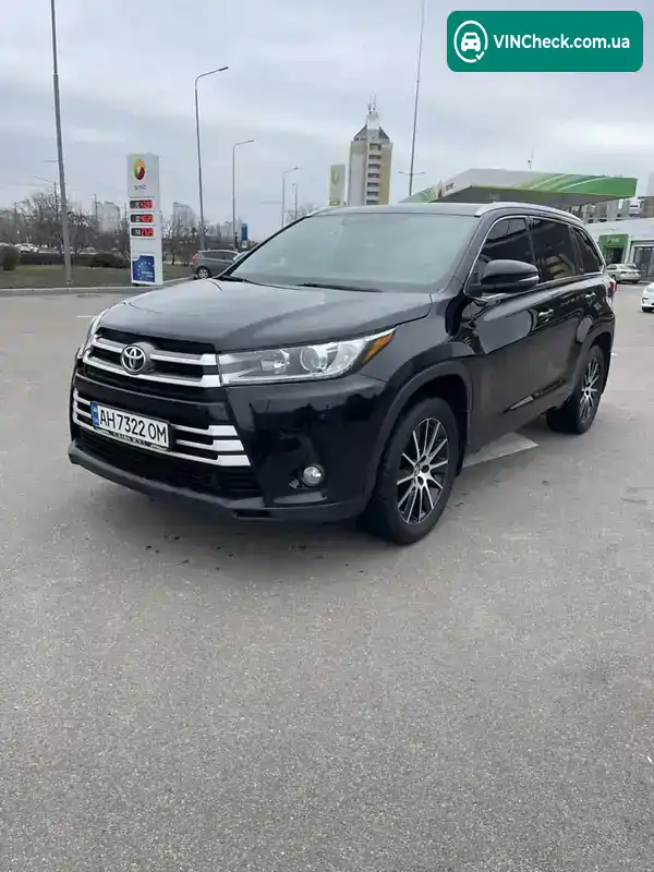 Toyota Highlander 2017, фото з оголошення 1 з 10, VIN 5TDZARFHX0S028357