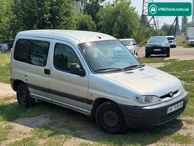 Peugeot Partner 2001, фото з оголошення 1 з 9, VIN VF35FKFWF60405821