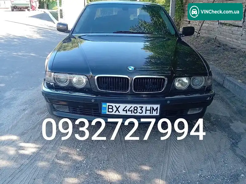 BMW 7 Series 2001, фото з оголошення 1 з 20, VIN WBAGE610X0DN49860