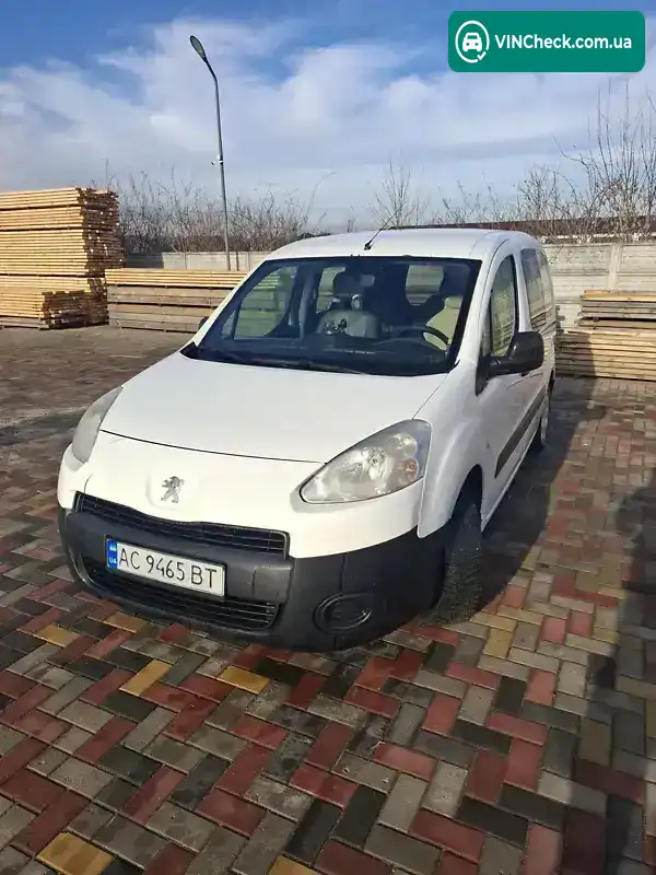 Peugeot Partner 2013, фото з оголошення 1 з 16, VIN VF37A9HN0DN551716