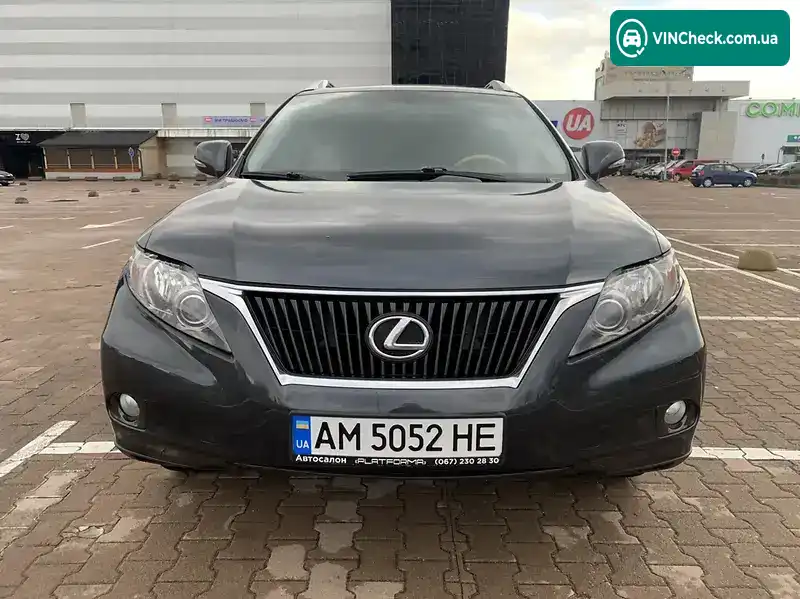 Lexus RX 2010, фото з оголошення 2 з 20, VIN 2T2BK1BA0AC062872