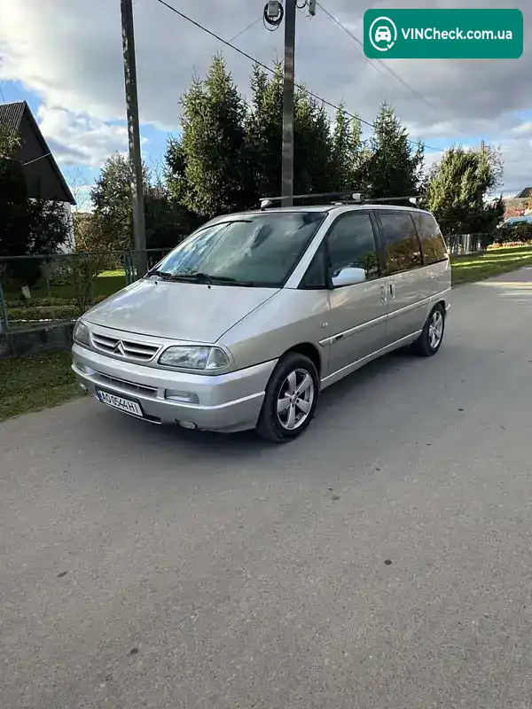 Citroen Evasion 2001, фото з оголошення 1 з 5, VIN VF7AFRFNF12786773