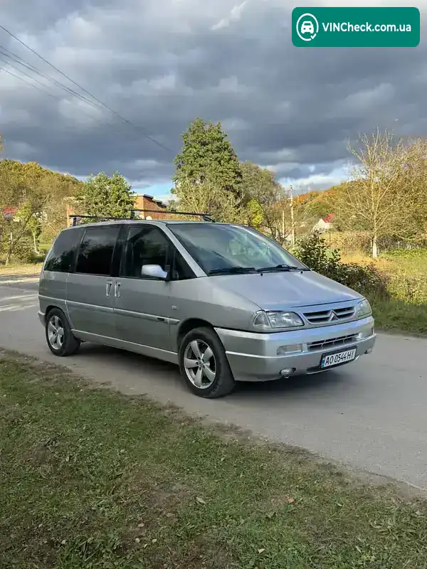 Citroen Evasion 2001, фото з оголошення 2 з 5, VIN VF7AFRFNF12786773