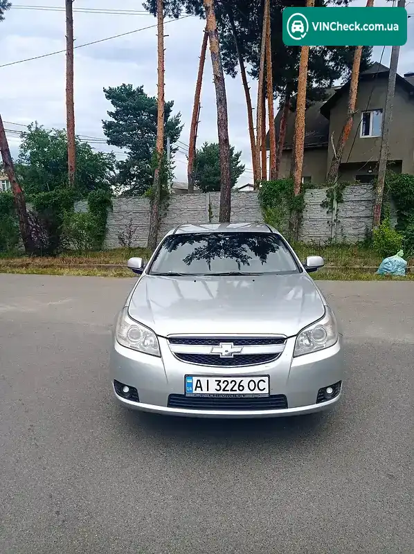Chevrolet Epica 2008, фото з оголошення 2 з 20, VIN Y6DLF69KE8B119857