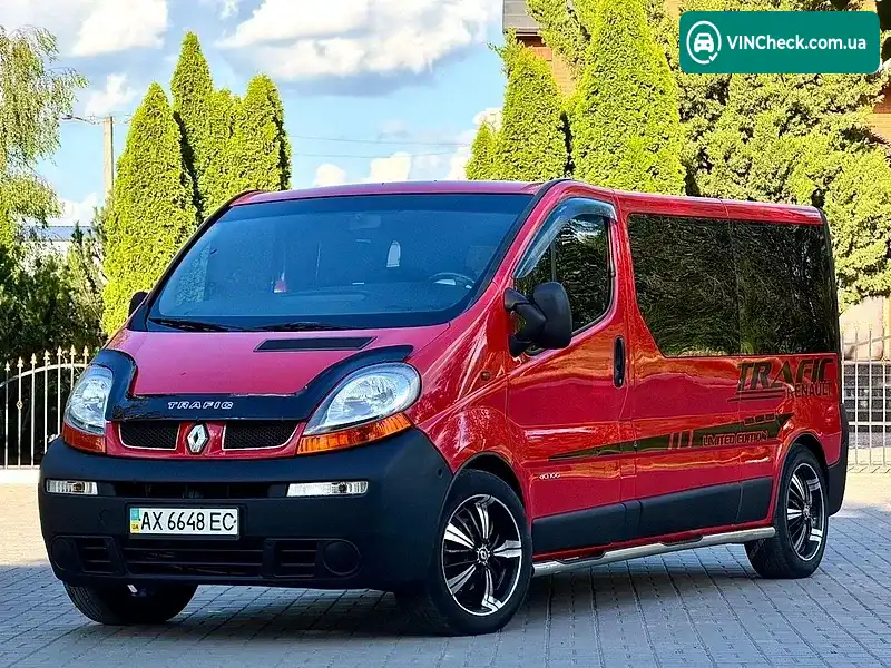 Renault Trafic 2004, фото з оголошення 2 з 20, VIN VF1FLBCB63V188008