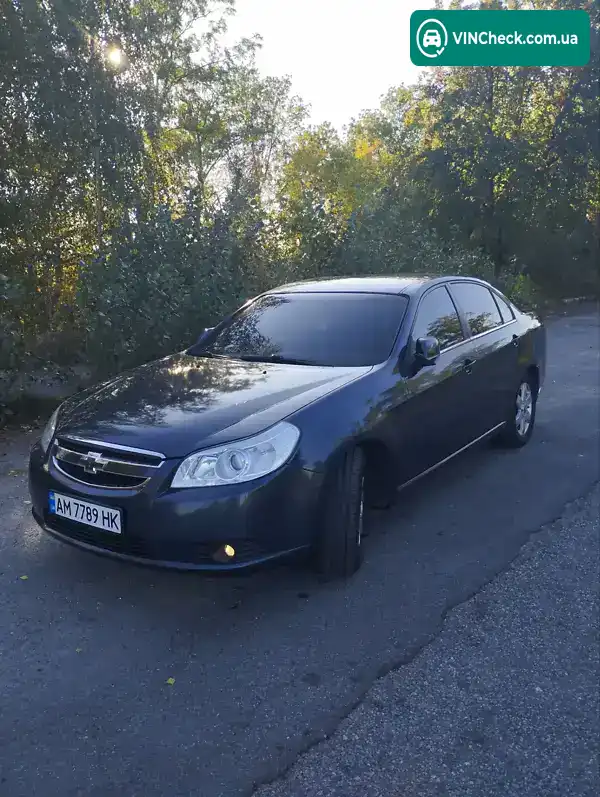 Chevrolet Epica 2007, фото з оголошення 2 з 9, VIN Y6DLA69LE7B056364