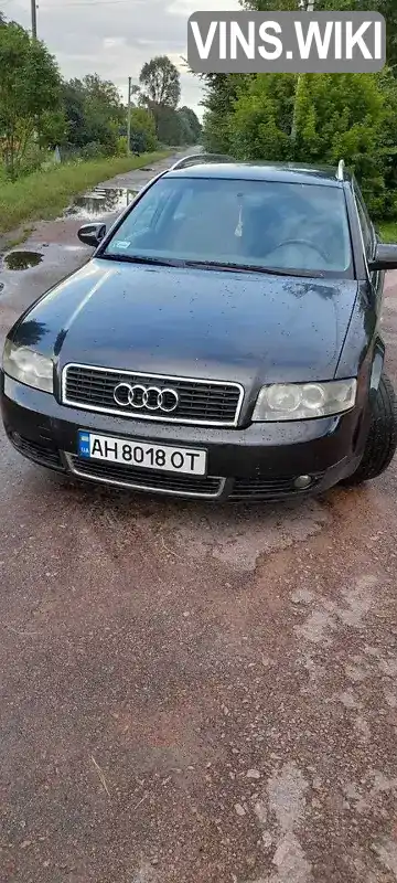 Audi A4 2002, фото з оголошення 2 з 12, VIN WAUZZZ8E33A235277