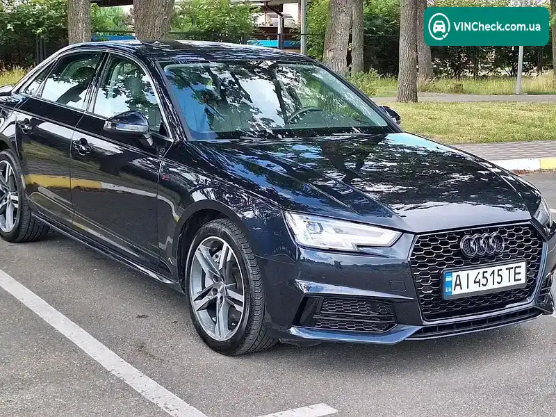 Audi A4 2017, фото з оголошення 2 з 14, VIN WAUENAF40JA089438