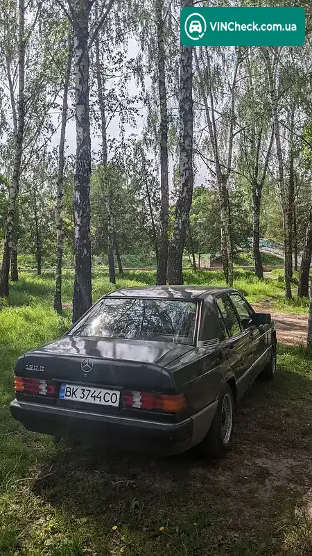 Mercedes-Benz 190 1986, фото з оголошення 1 з 14, VIN WDB20102410011405
