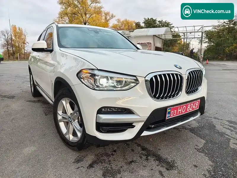 BMW X3 2021, фото з оголошення 2 з 20, VIN 5UXTY5C05M9E47893