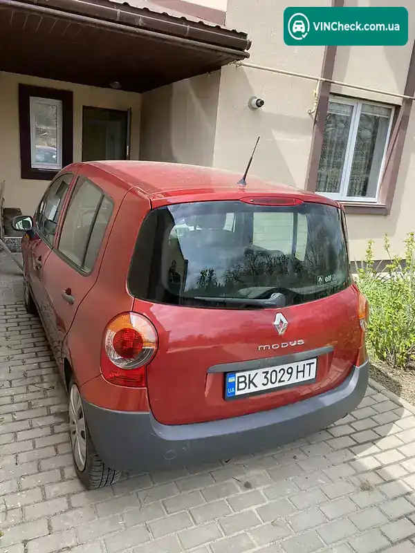 Renault Modus 2006, фото з оголошення 1 з 4, VIN VF1JP0C0534167856