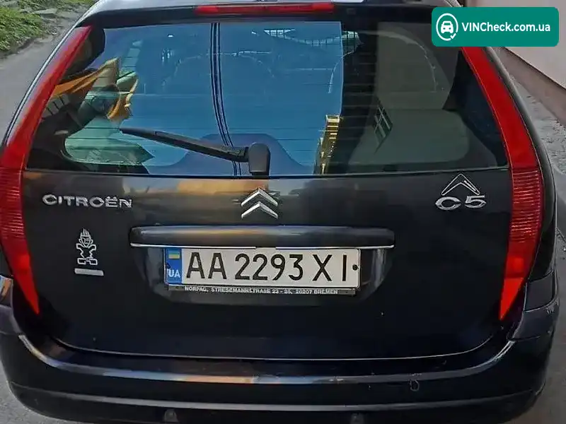 Citroen C5 2005, фото з оголошення 2 з 9, VIN VF7RE9HZC76722288