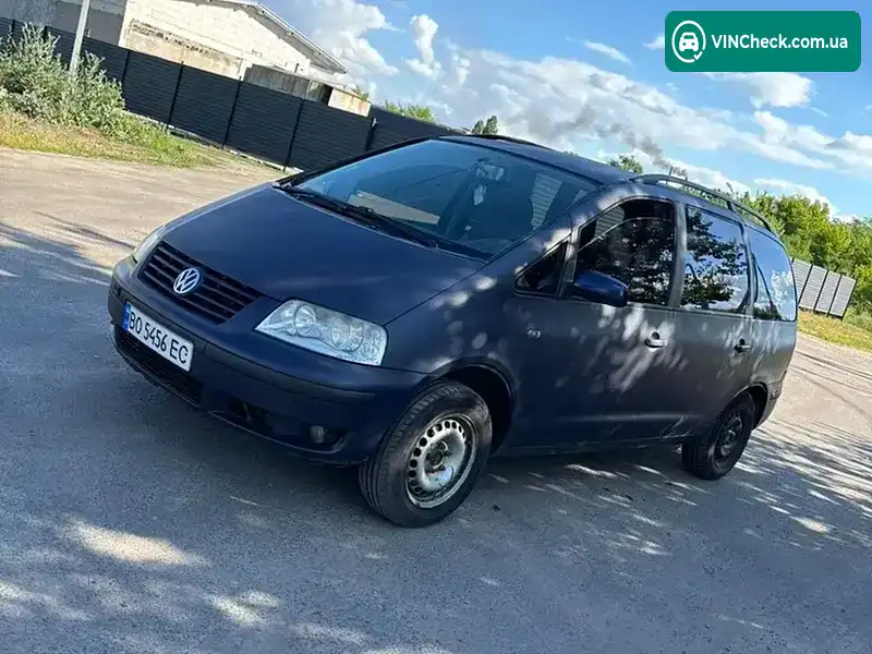 Volkswagen Sharan 2000, фото з оголошення 1 з 14, VIN WVWZZZ7MZ1V020673
