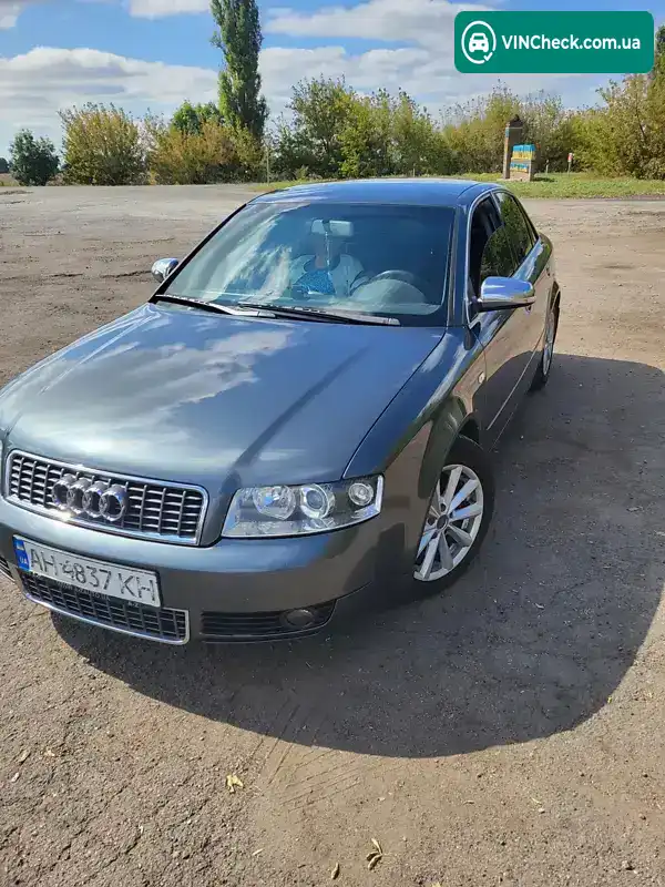 Audi A4 2003, фото з оголошення 1 з 11, VIN WAUZZZ8E34A056738