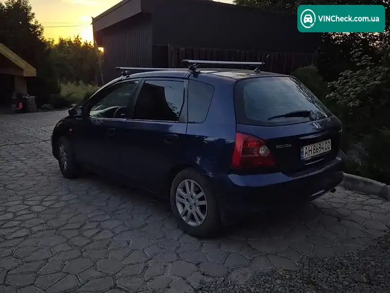 Honda Civic 2001, фото з оголошення 2 з 5, VIN SHHEU88701U026573