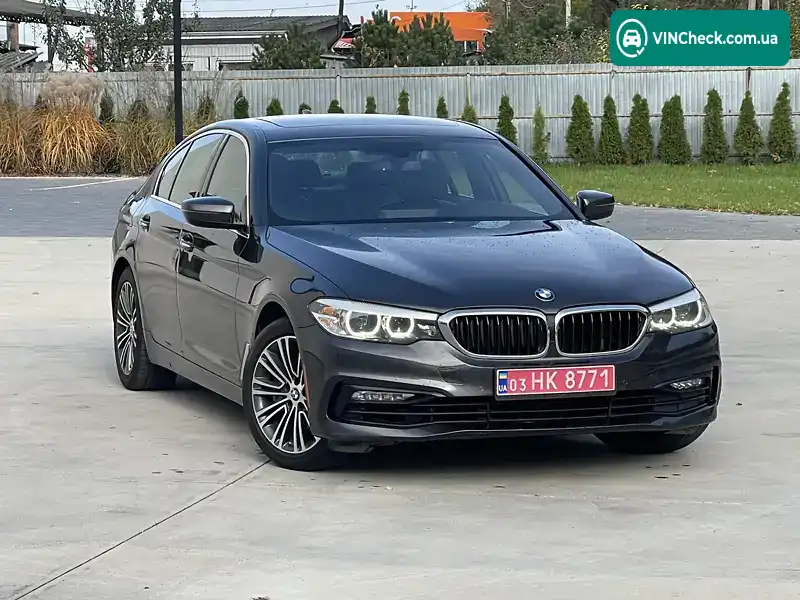 BMW 5 Series 2017, фото з оголошення 2 з 20, VIN WBAJA7C33HG906322